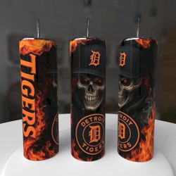 Detroit Tigers Baseball Tumbler