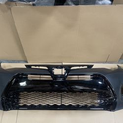 Complete Front Bumper With Grilles And Fog Light Kit For 2017 2018 2019 Toyota Corolla SE XSE