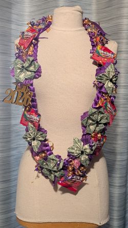 Graduation money/ candy lei
