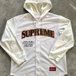 Supreme Hooded Baseball Jersey SS20