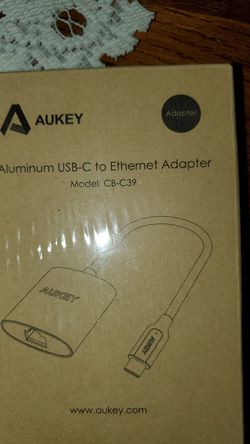 USB-C TO ETHERNET ADAPTER