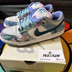 Nike Sb Futura Size 10.5 Used Dunk Low