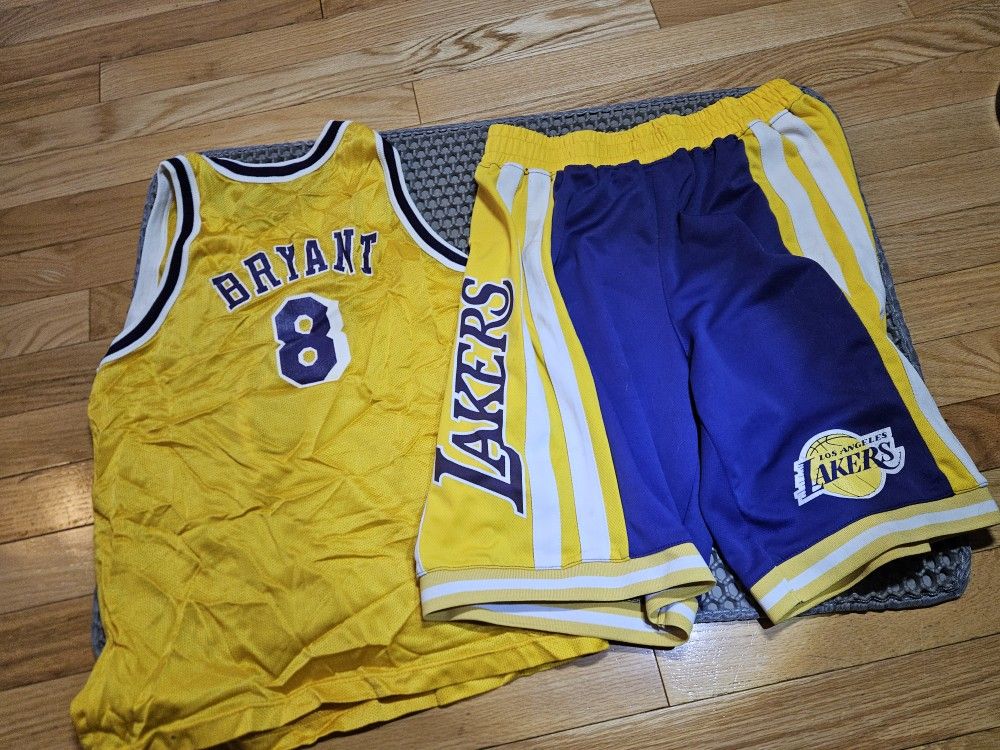Collectible Los Angeles Lakers Jersey And Shorts