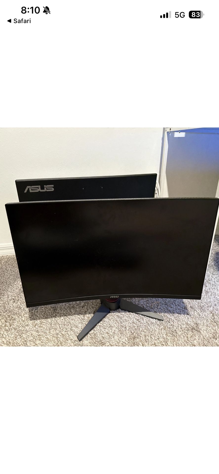 280HZ MSI CURVED MONITOR 