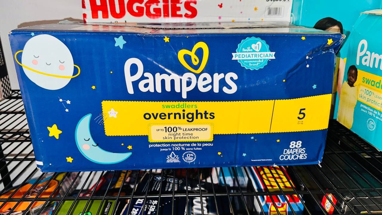 Pampers Swaddlers Overnights Size 5