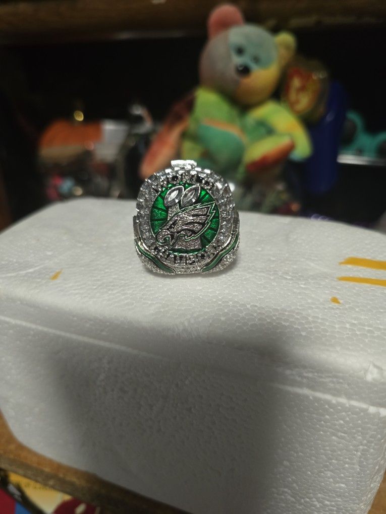 Size 11 Philadelphia Eagles Championship Ring Jalen Hurts 