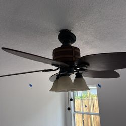 Ceiling Fan with Light Fixture. 4 Available 