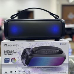 IPX4 Waterproof Speaker with RGB Lights