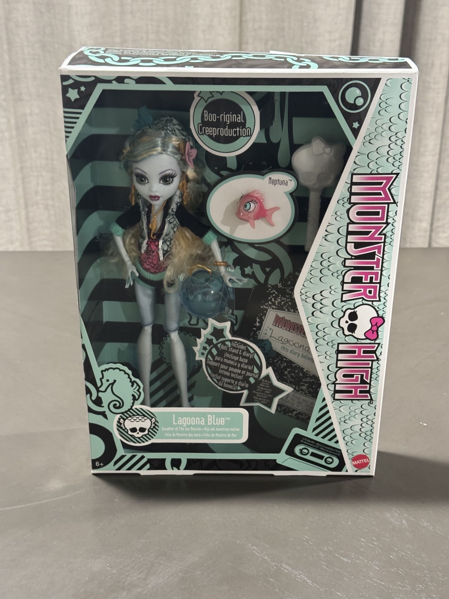 Monster High Lagoona Blue Boo-Riginal Creeproduction Doll 2024 NEW Mattel