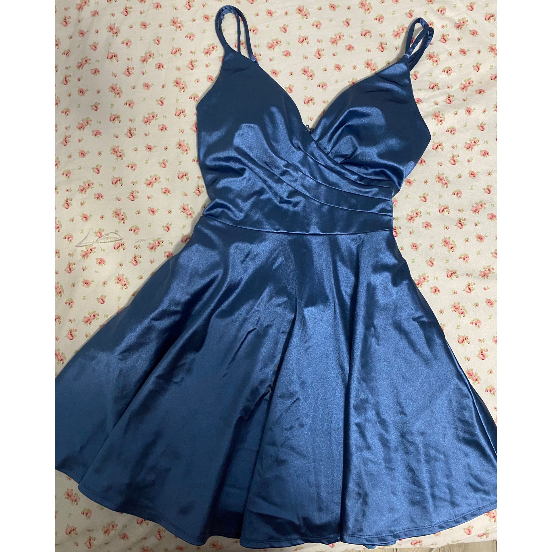 Blue Homecoming Dress(send Best Offers)