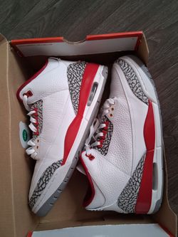 Jordan 3s cardinal sz 12 mens 140 cash