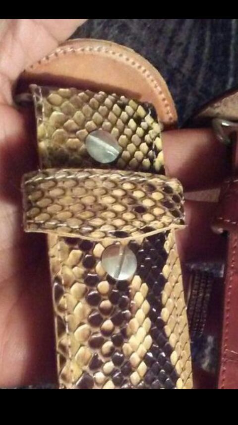 🐍🐍Cinto Piel de Vibora / Belt Snake skin🐍🐍
