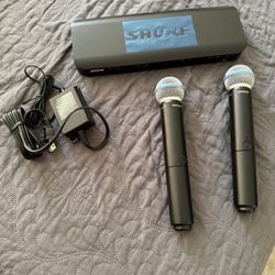 SHURE BLX88 BETA 58a WIRELESS MICROPHONE LIKE NEW 