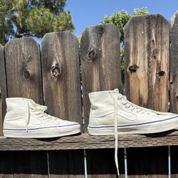 White High Top Vans - Great Condition!