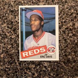 1985 Eric Davis Topps Rookie 