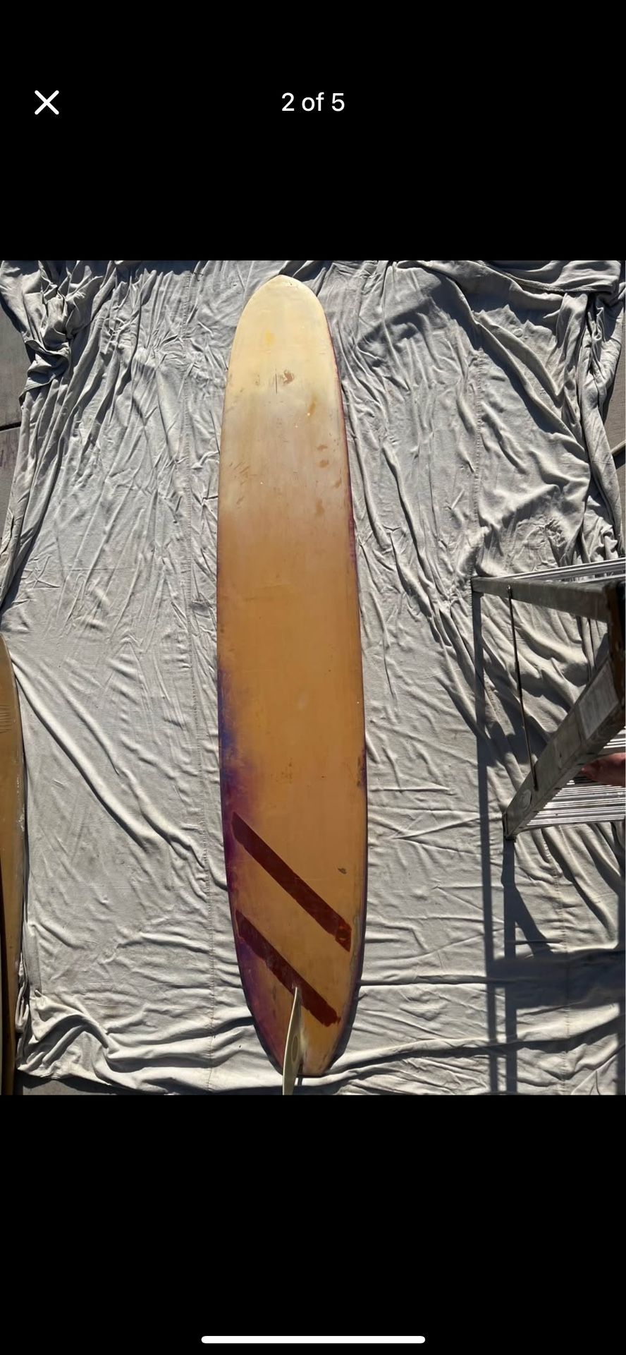 Longboard Surfboard 9’8 Dale B Woodward