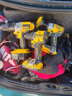 Dewalt Impact, Drill, Hammer Drill Combo All Brand New With Charges And Batteries