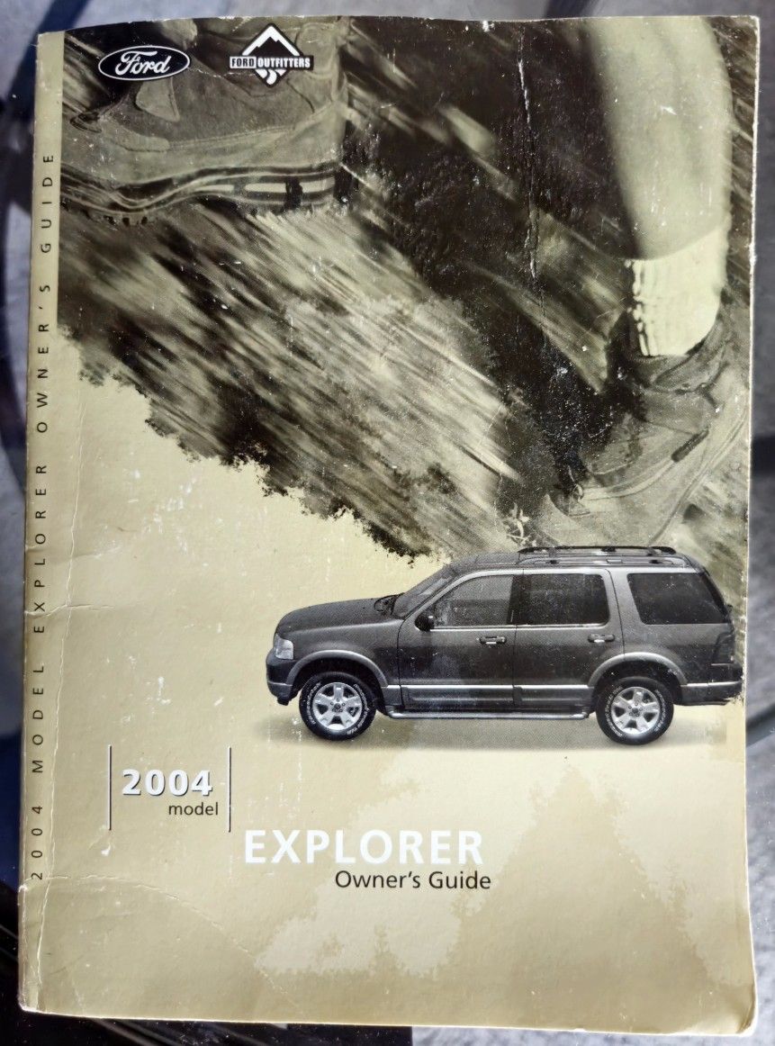 2004 FORD EXPLORER OWNERS MANUAL OEM FORD MOTOR CO SUV BOOKLET