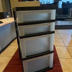 Plastic Drawer Storage Organizer Rolling Cart