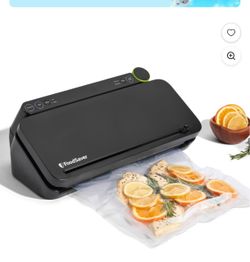 FoodSaver Premier Sistema de Conservación de Alimentos Multiuso, Máquina de Sellado Al Vacio con Sellador de Mano Integrado, Negro Mate