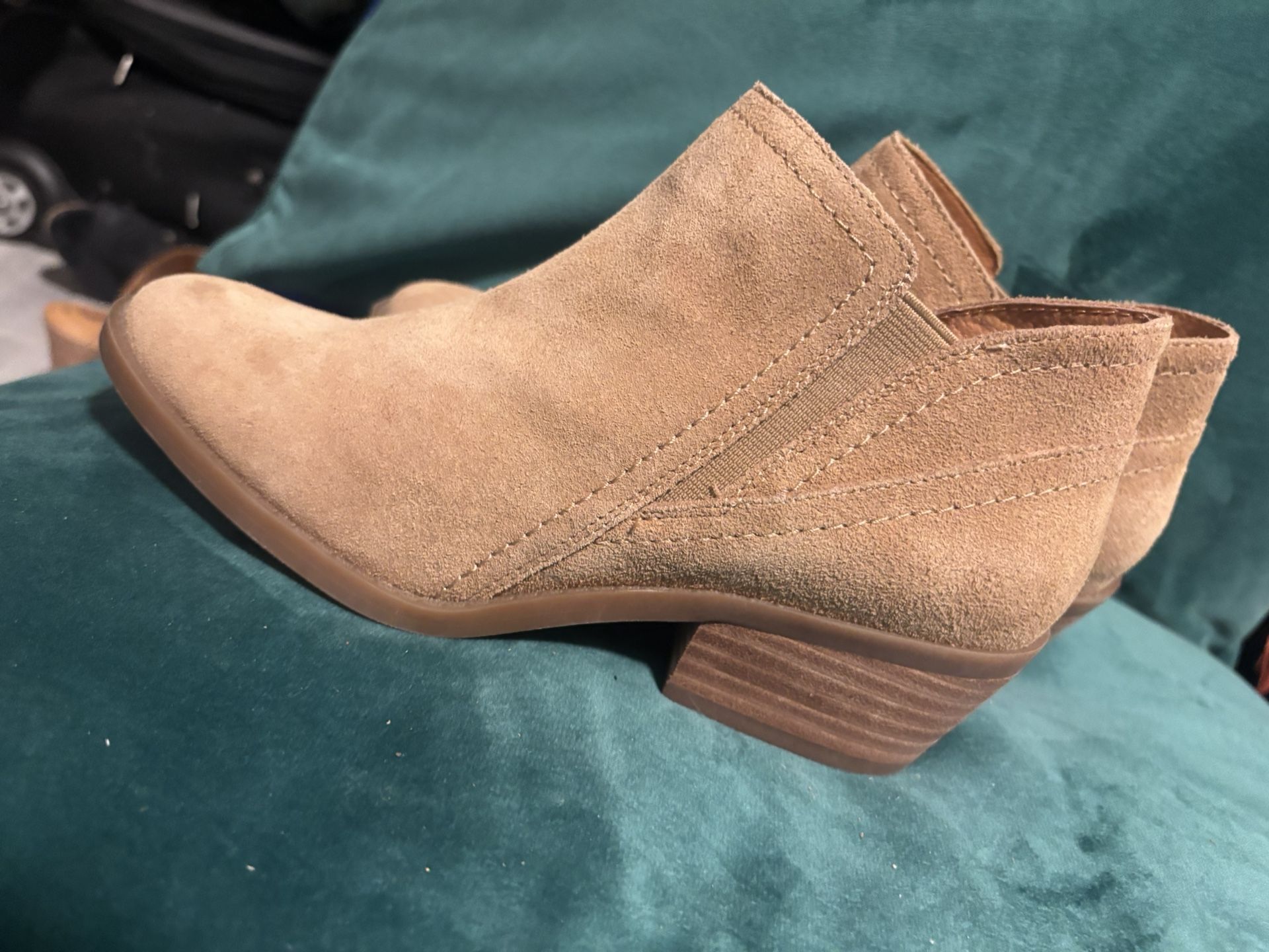 Lucky Brand Suede Ankle Booty