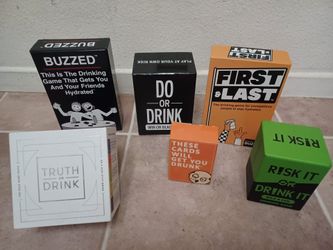Lot of Drinking Games - Price Includes All, Will Separate