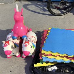 Unicorn And Foam Floor