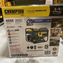 Champion Power Equipment 4550/3650-Watt Recoil Start Gasoline and Propane Powered Dual Fuel Portable Generator with CO Shield