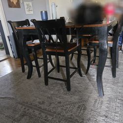 Counter Height Dining Table 4 Chairs