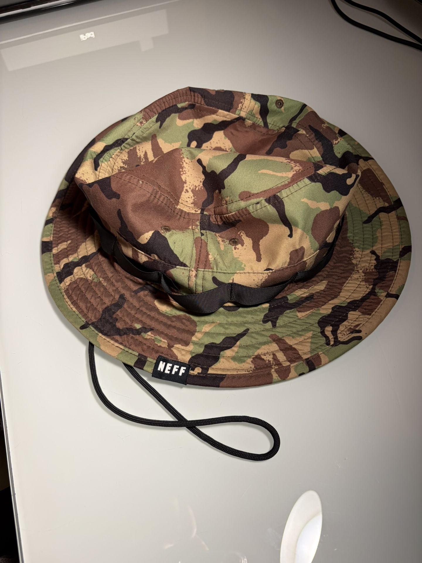 Neff Bucket Hat Boonie Cap Jungle Tiger Camo S/m