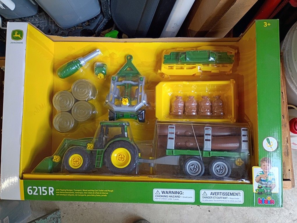 New Plastic Toy Tractor Set