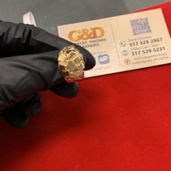 10k Gold Nugget Ring