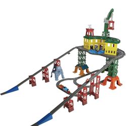 Thomas & Friends Train Set, Super Station, Extra Large Race Track with 6 Motorized Thomas Trains 