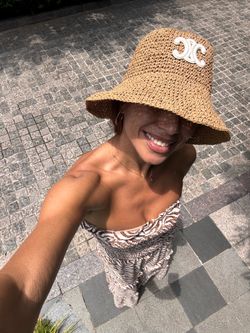 Celine straw hat