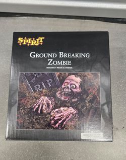 Spirit Halloween Ground Breaking Zombie Decoration