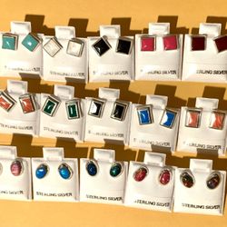 Sterling Silver Stud Earrings