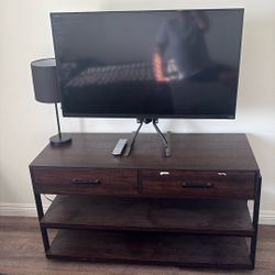 TV stand with TV