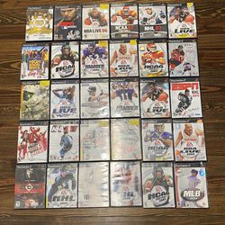 LOT OF 42 PS2 AND XBOX 360 Games