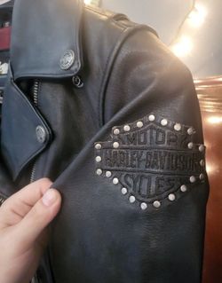 Leather Harley Davidson Jacket