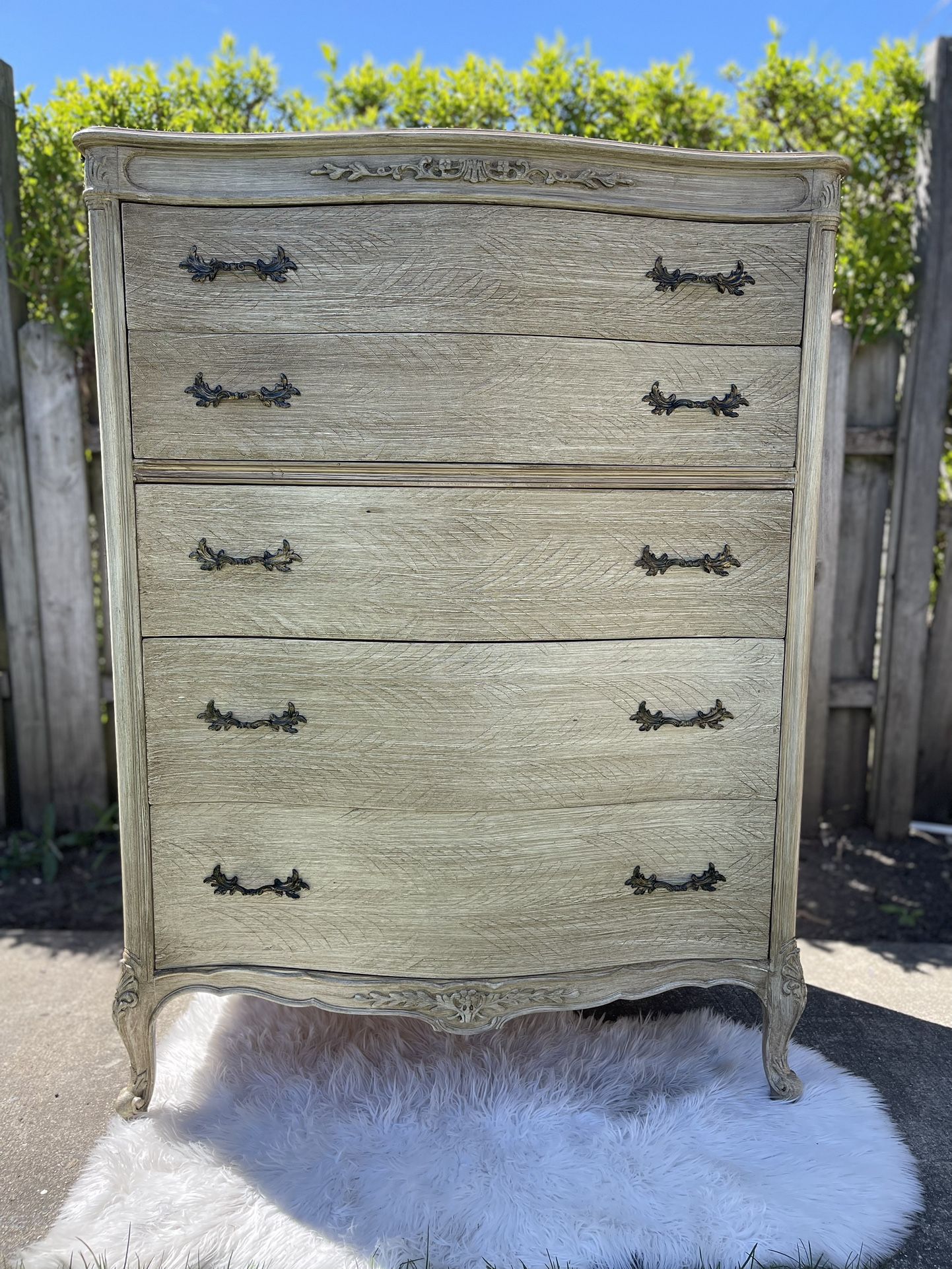 Pottery Barn Dupe 5 Drawers Dresser French Provincial 