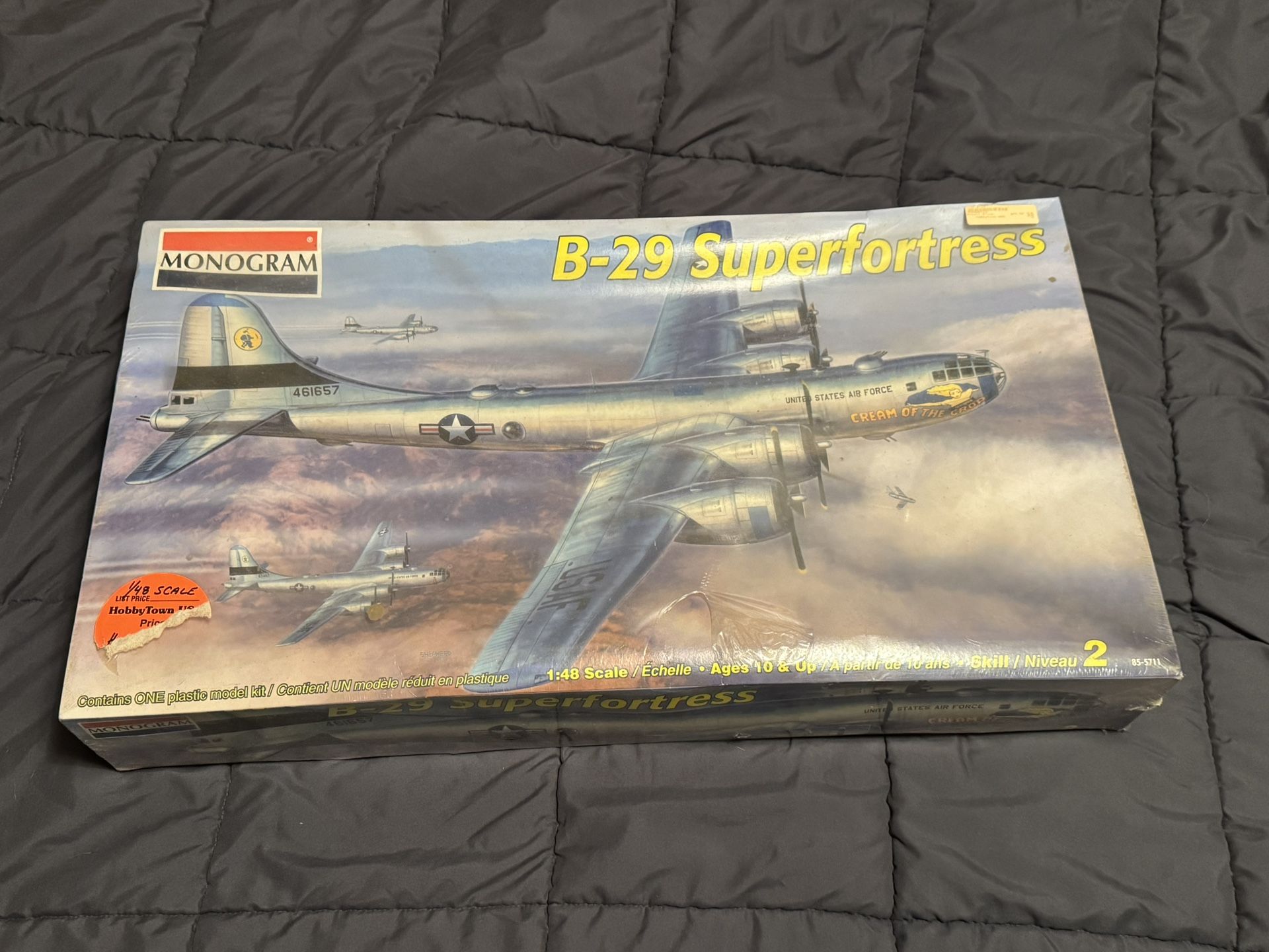 Monogram B-29 Super Fortress 1/48 Scale Model 85-5711