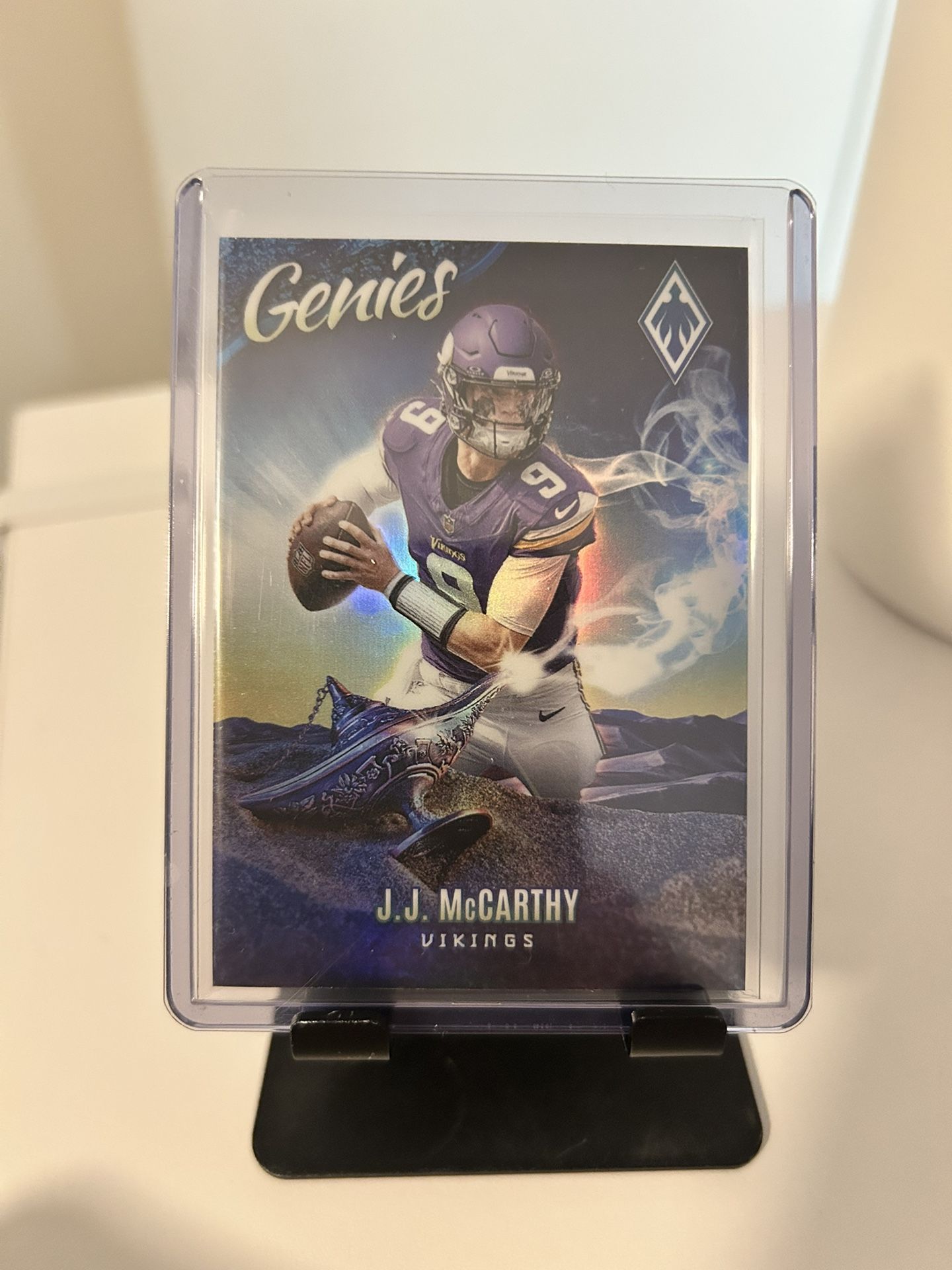 2025 Panini Phoenix Genies Case Hit SSP JJ McCarthy Rare Minnesota Vikings J.J.