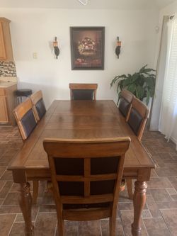 Dinning Table (6) Chairs