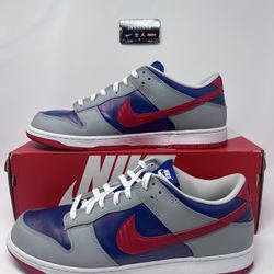 Nike Dunk Low Samba Hyper Blue Silver CZ2667-400 Size 14