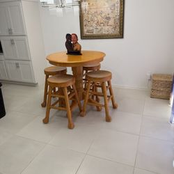 Solid Wood Pub table