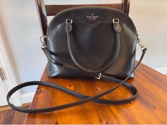 Kate Spade New York Black Saffiano Dome Satchel – Like New