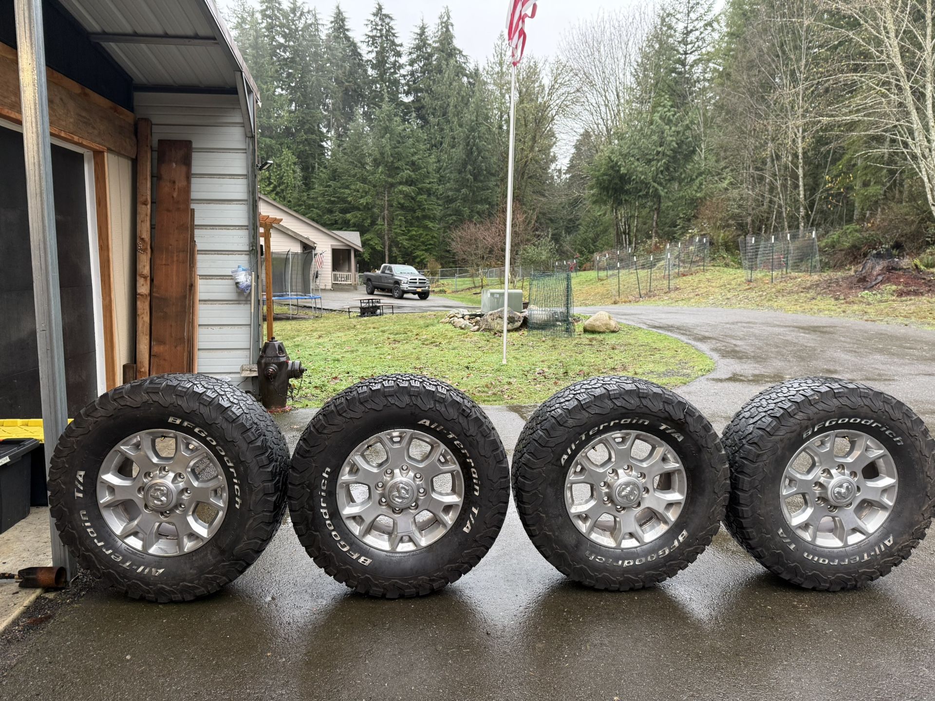 Stock Dodge Ram Larimie Wheels With 35s