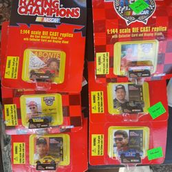 1:144 Scale Nascar Cars