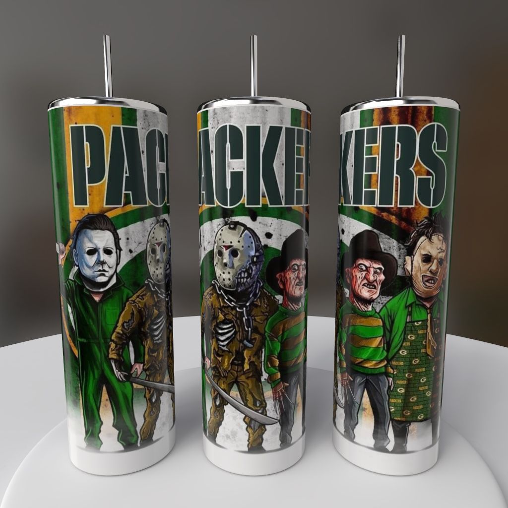 Green Bay Packers Football Horror Tumbler