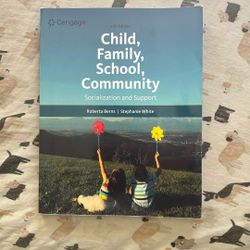 Child, Family, School, Community Socialization And Support 